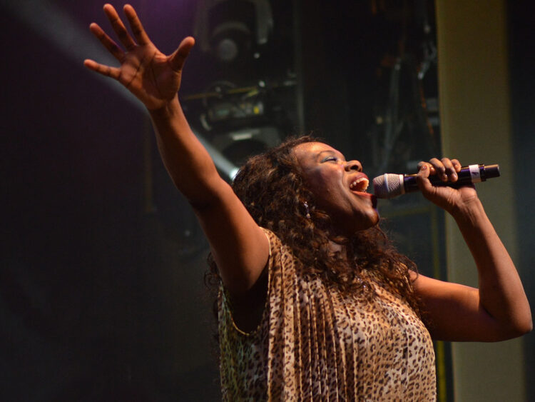 Female gospel singer